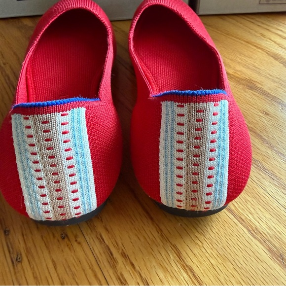 Rothy’s The Square ballet flats in Cardinal - Picture 4 of 8